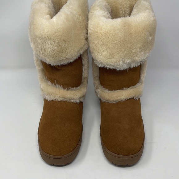 Style & Co. Womens Witty Suede Faux Fur Casual Boots - Picture 2 of 11